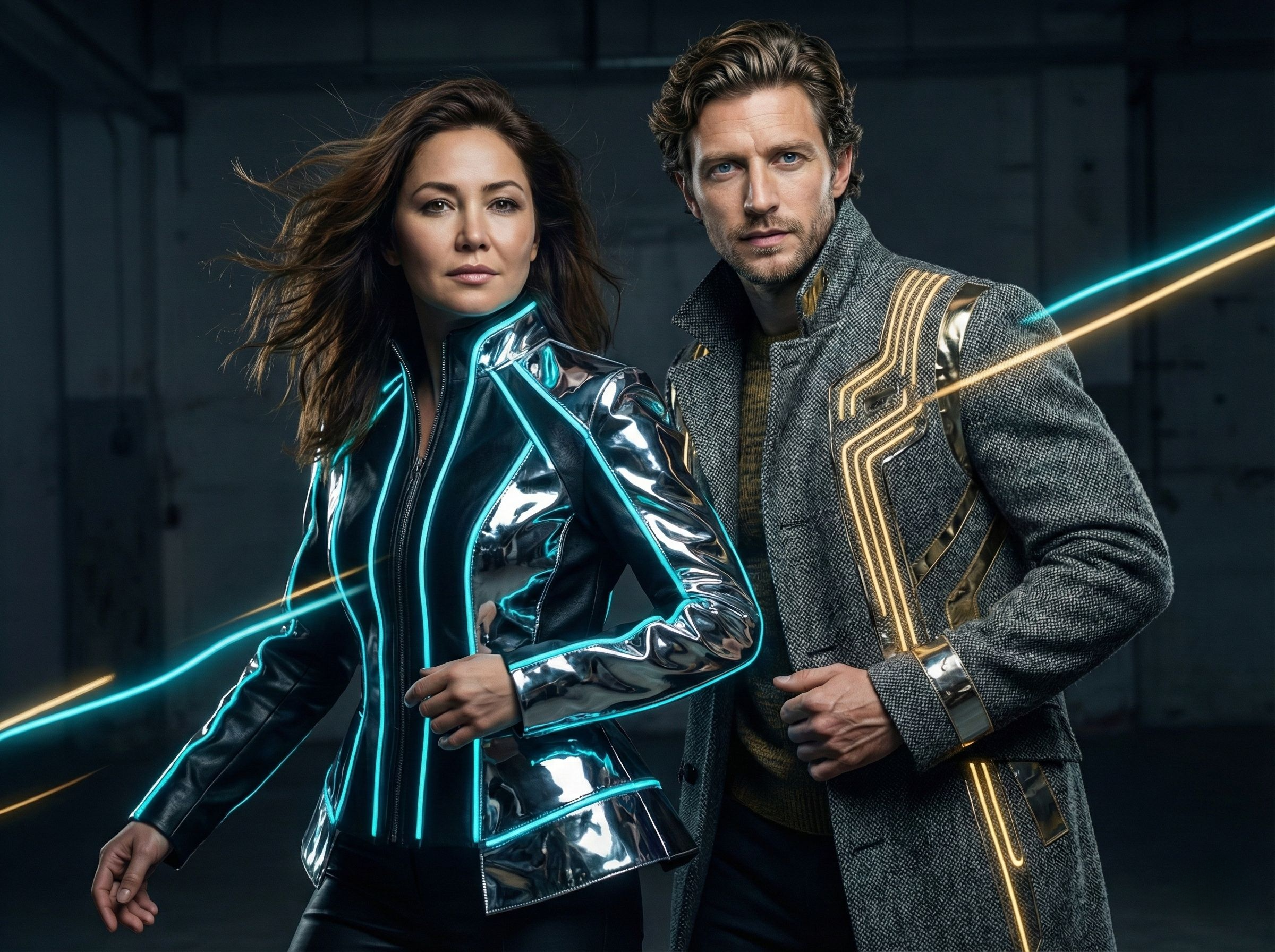 Пример портрета в стиле Vogue Cover, сгенерированного нейросетью Foto-AI