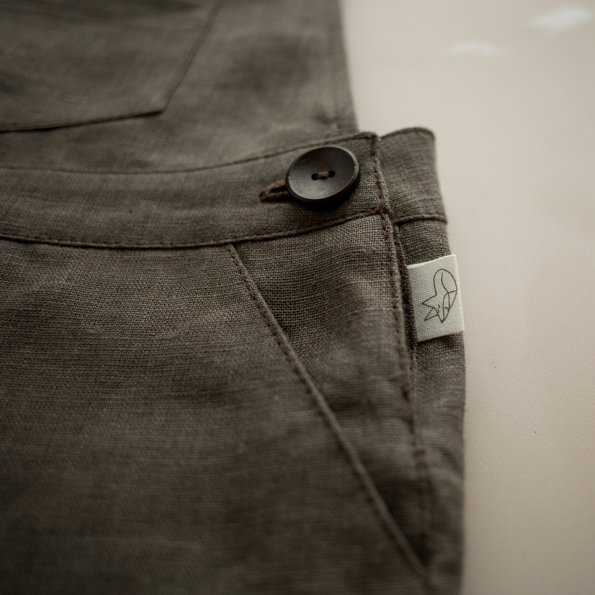 022-1 Комбинезон с поясом. Эко-одежда для детей