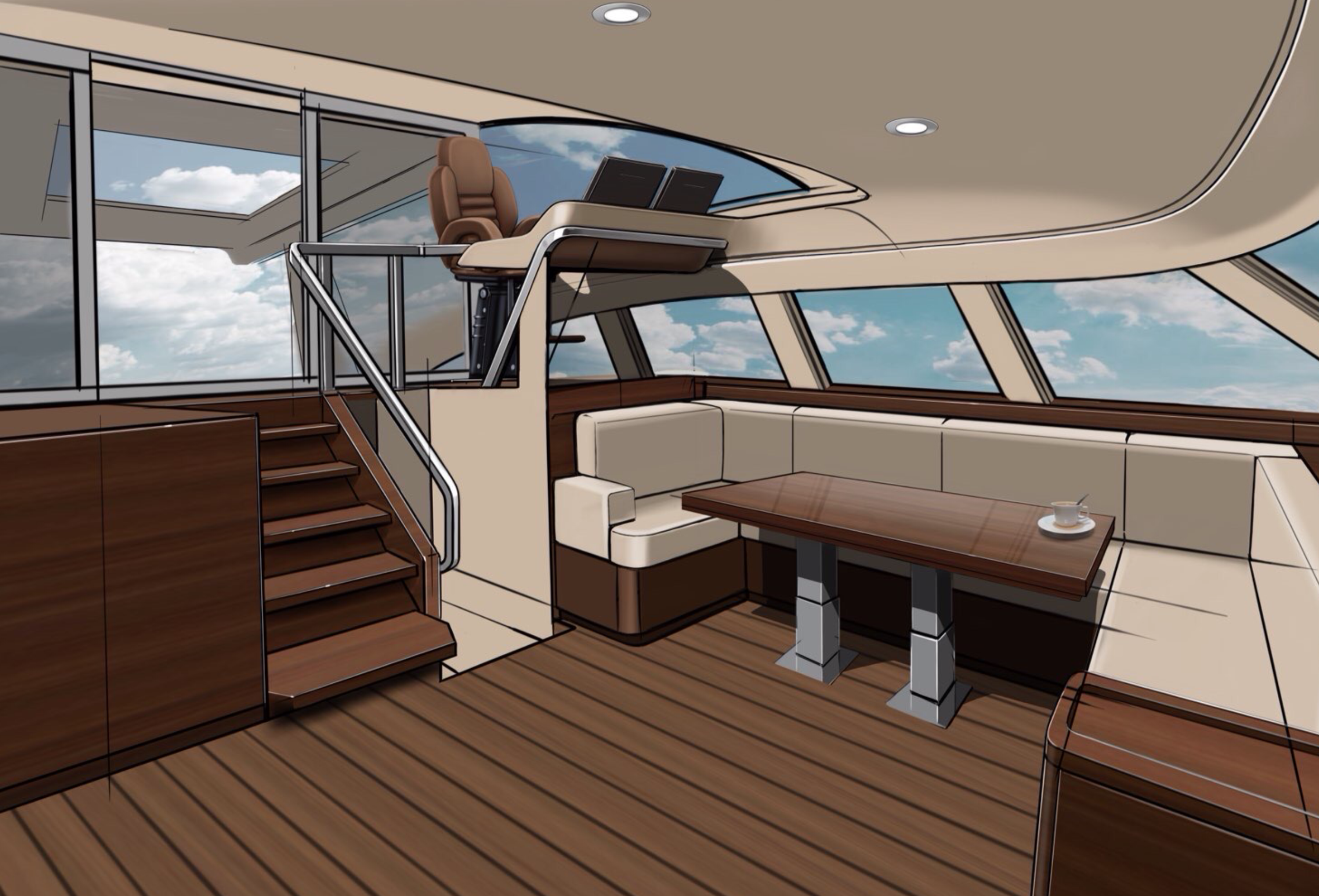 Yacht and car design. Skripnik Design