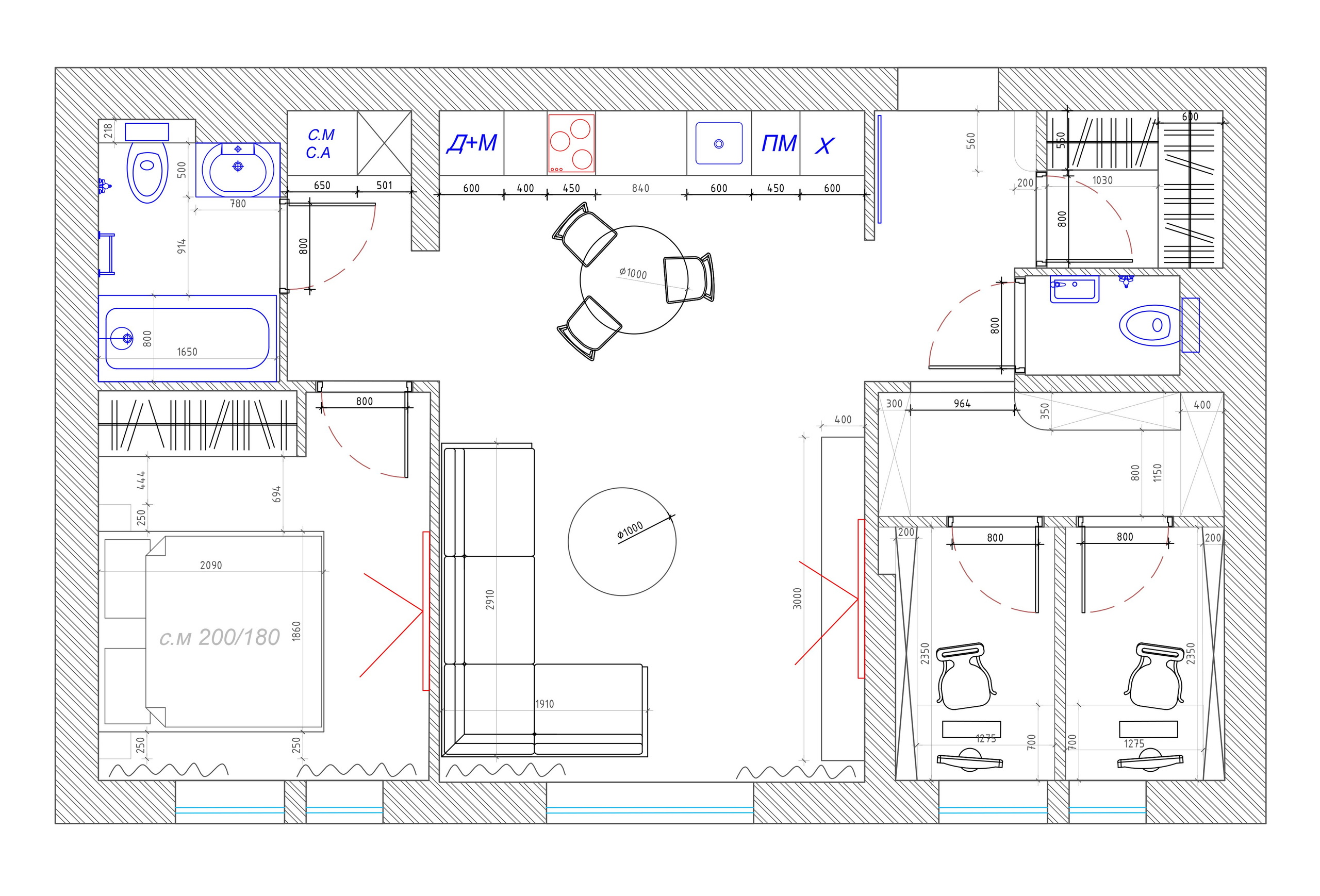 Проект ЖК Очаково. Artstudio17 Дизайн-студия Ирины Чабан в Москве