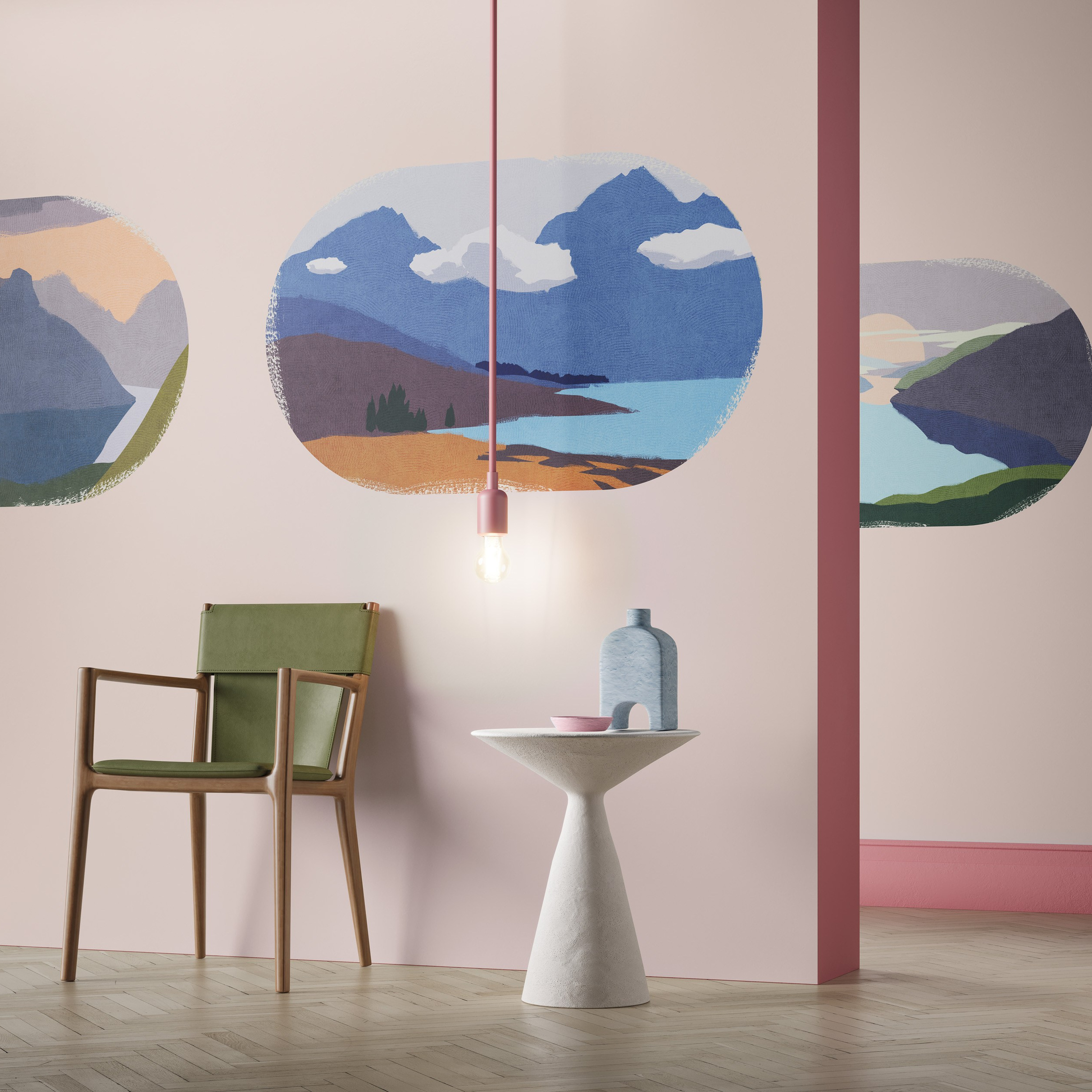 Коллекции обоев бренда Luna. L. Deco интерьерный салон. Краски/обои/лепной декор
