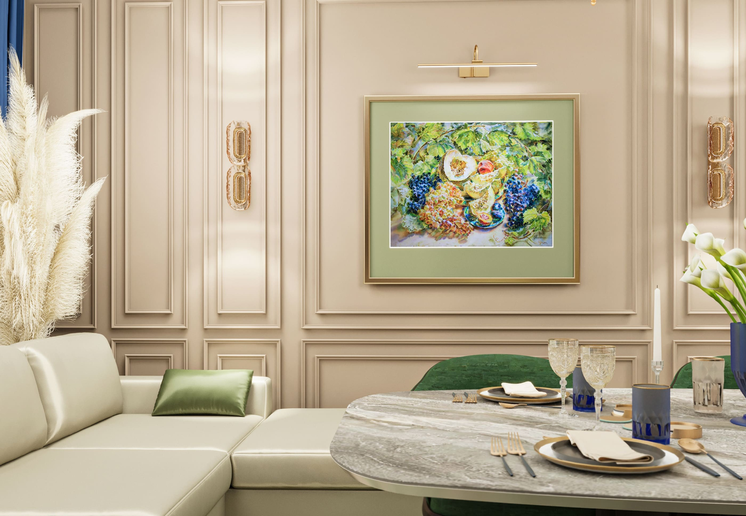 «Натюрморт в солнечном саду». Свет акварели Галины Поплавской