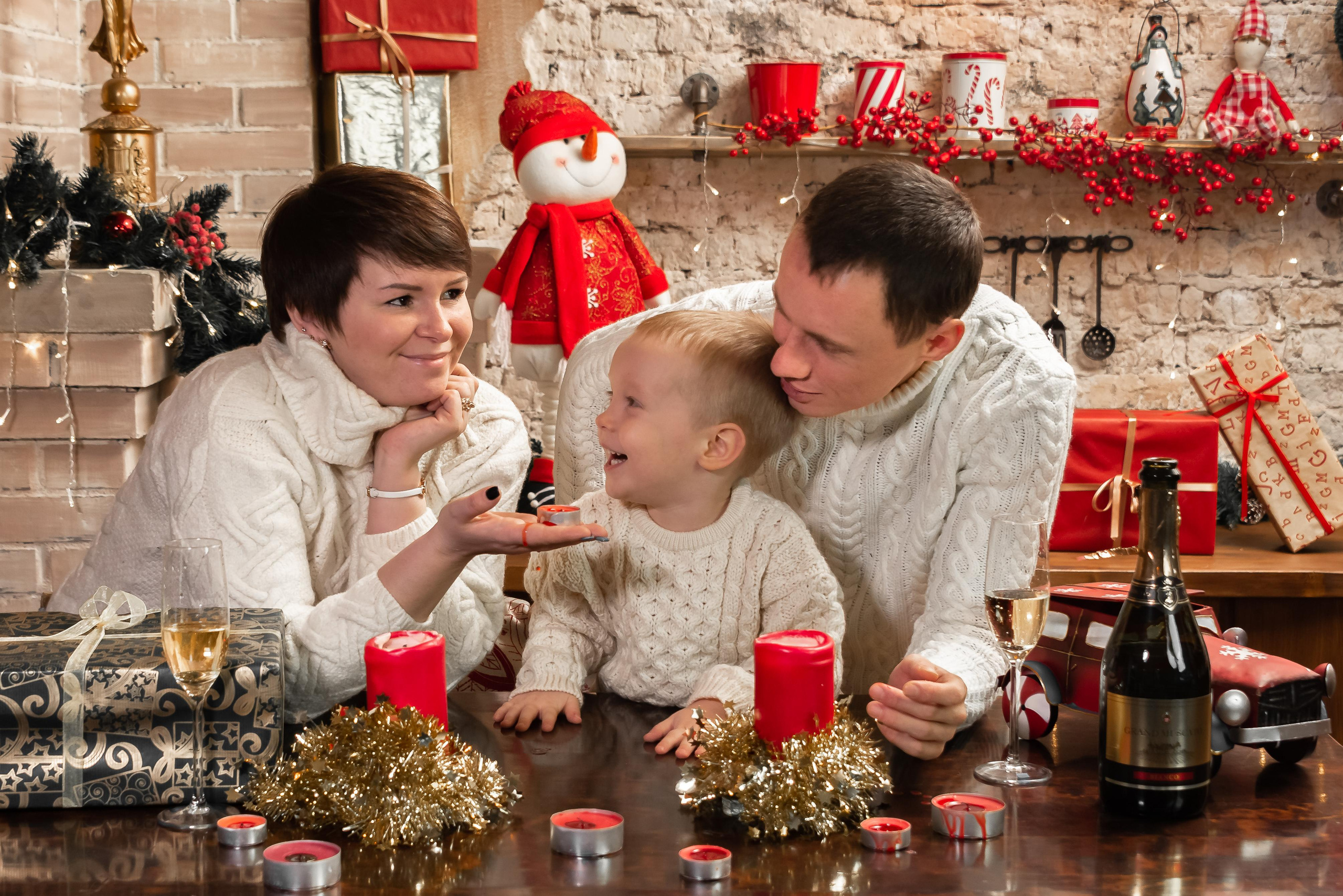 Новогодние семейные фотосессии