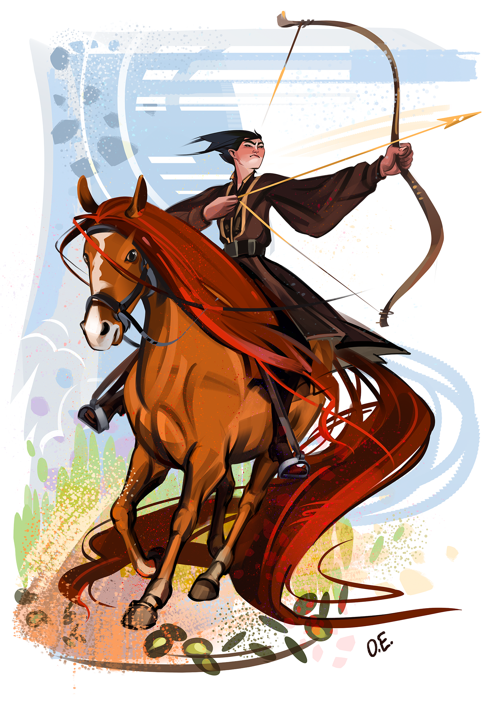 Выставочный проект «Белая дорога» в Республике Калмыкия. Ефремова Ольга. Художник