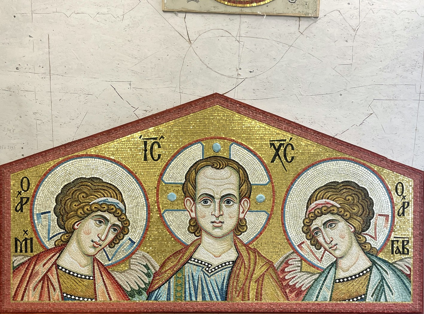 Мозаика Спас Эммануил. Мастерская церковного искусства «Апостол»