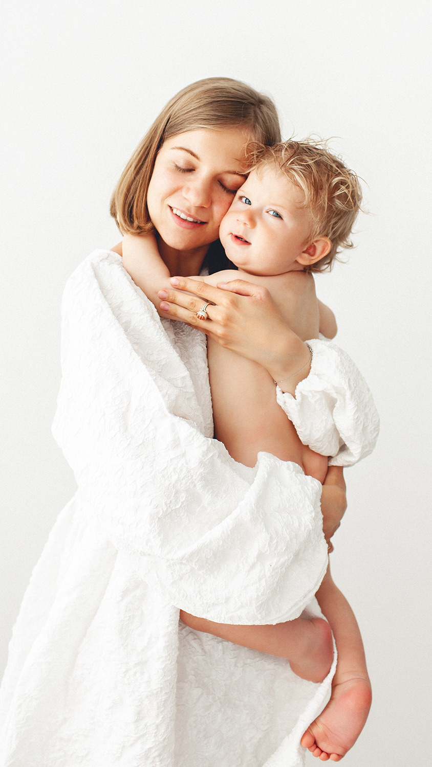 Ваня с мамой. Детский фотограф в Самаре
