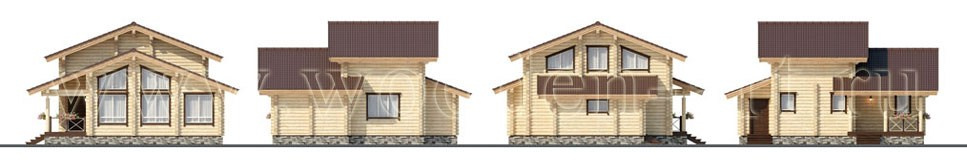 «Шелестово» 142 кв. м. Проекты деревянных домов