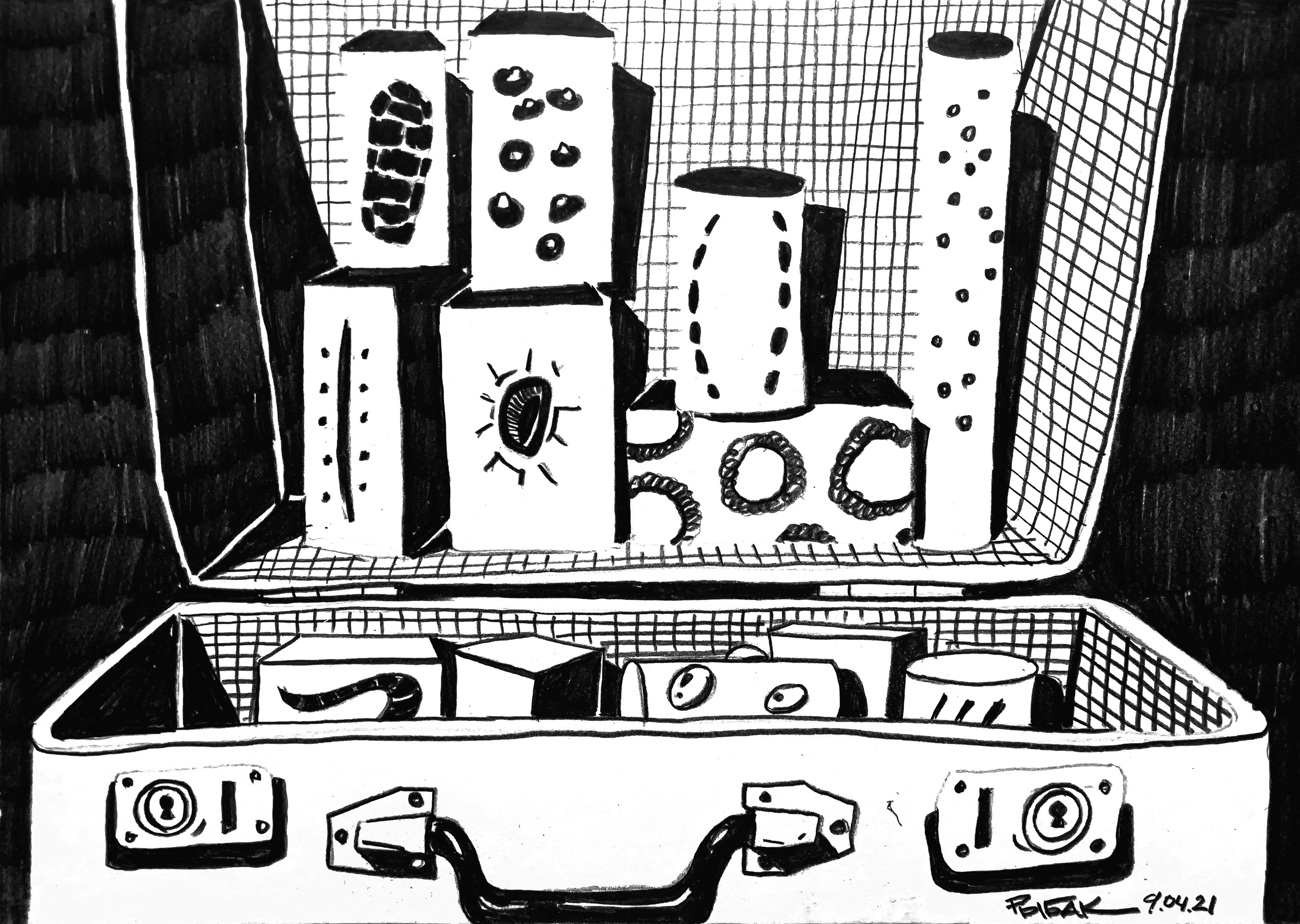 Серия Абсурдомы. Художник Рыбак Николай