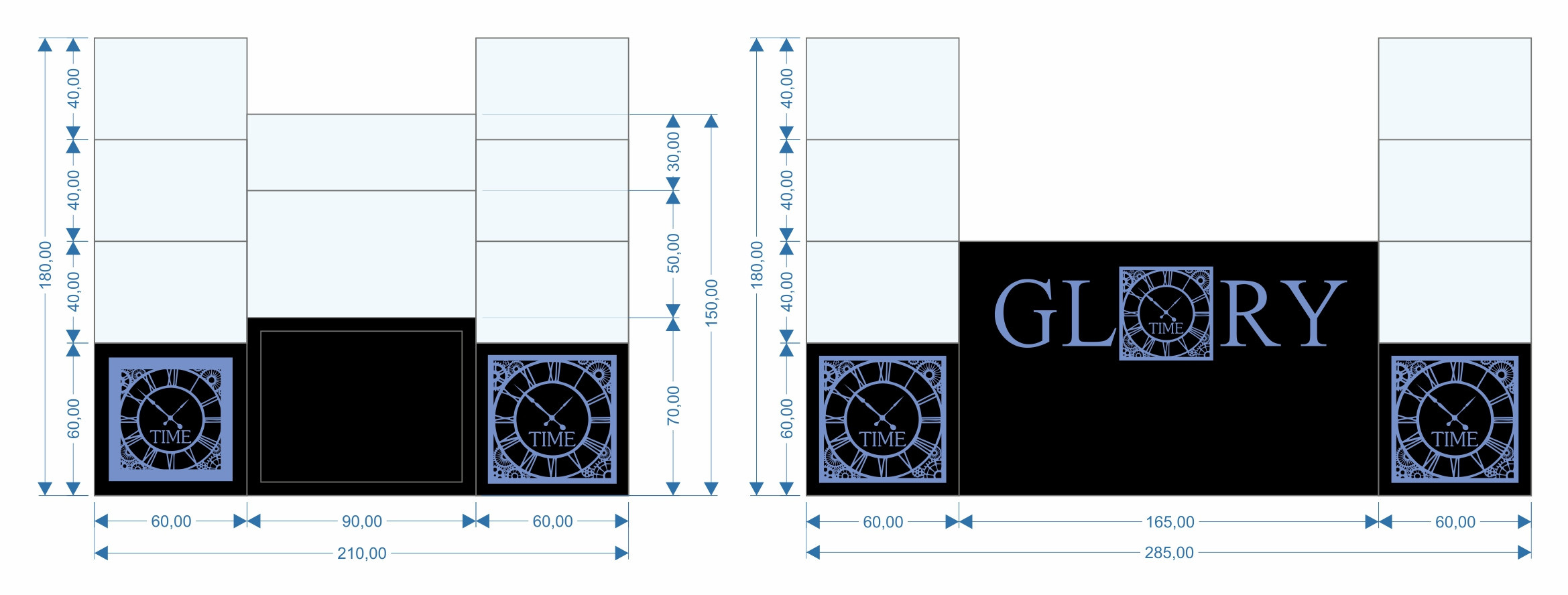 Фирменный стиль для магазина часов GloryTime. Кризисный и телесно-ориентированный психолог в Москве Печора Катерина✨