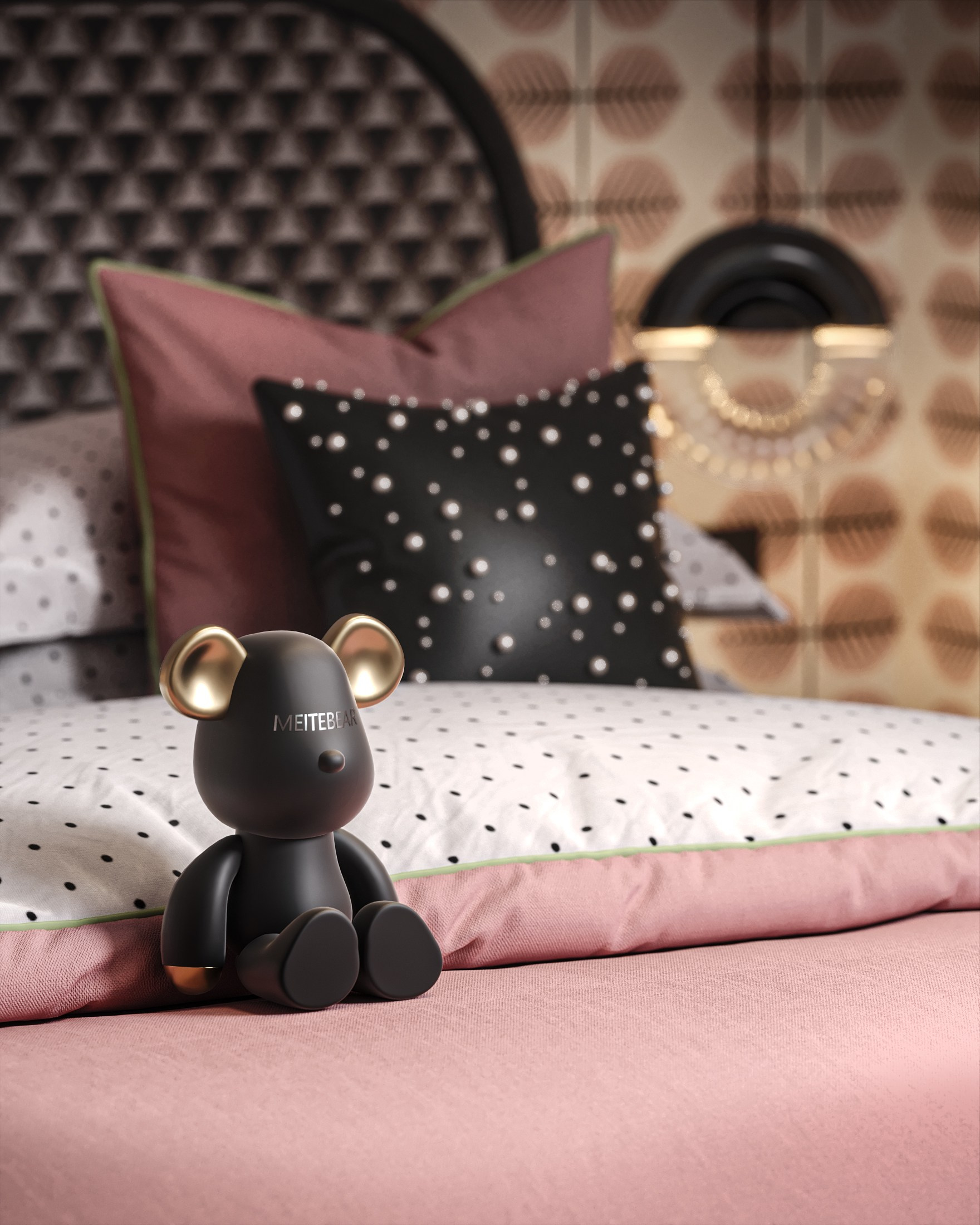 3D visualization of a small apartment for TADstudio #2. 3D visualization for architects and designers