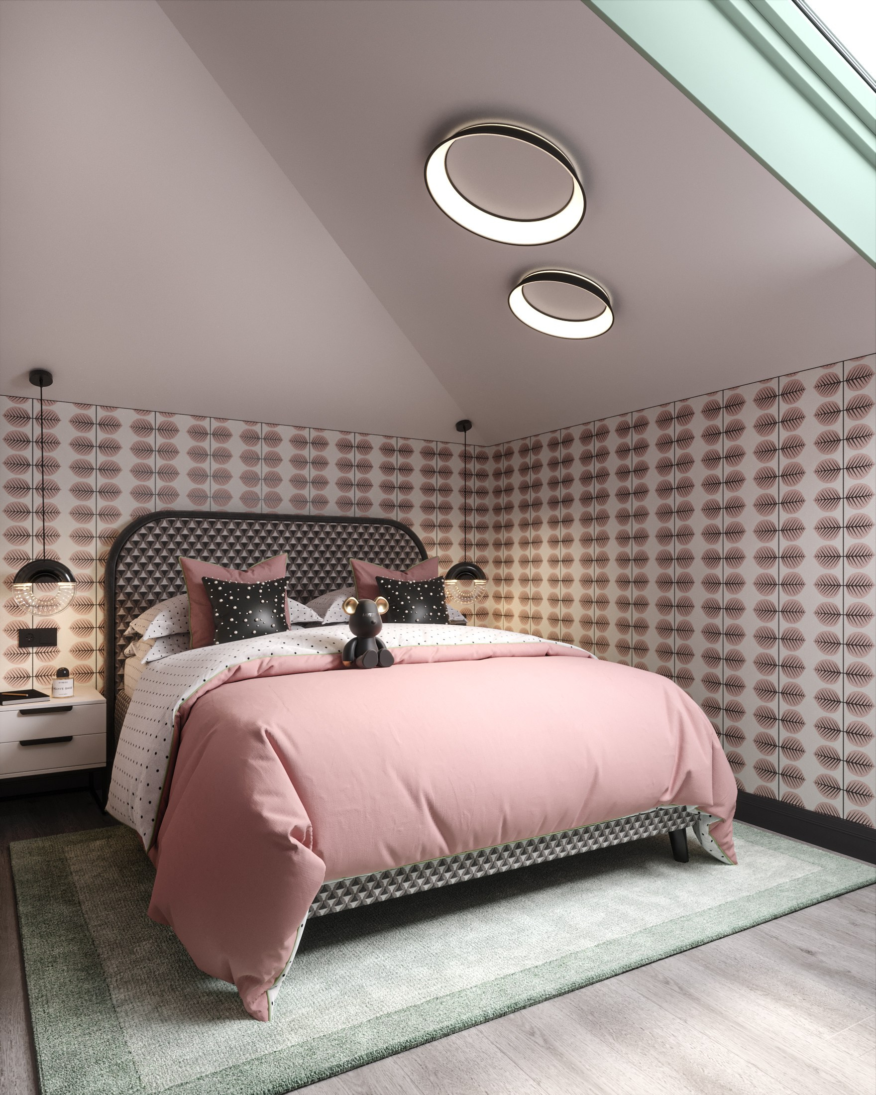 3D visualization of a small apartment for TADstudio #2. 3D visualization for architects and designers