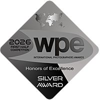 Знак Silver Award WPE Awards 2026, присуждённый работе Дмитрия Лукьянова в категории Food