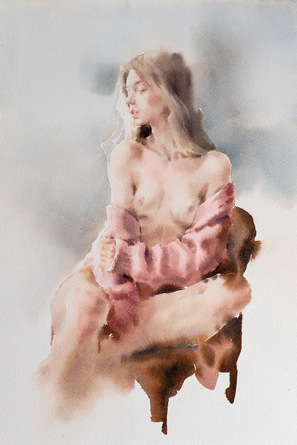 Эротика в цветной акварели