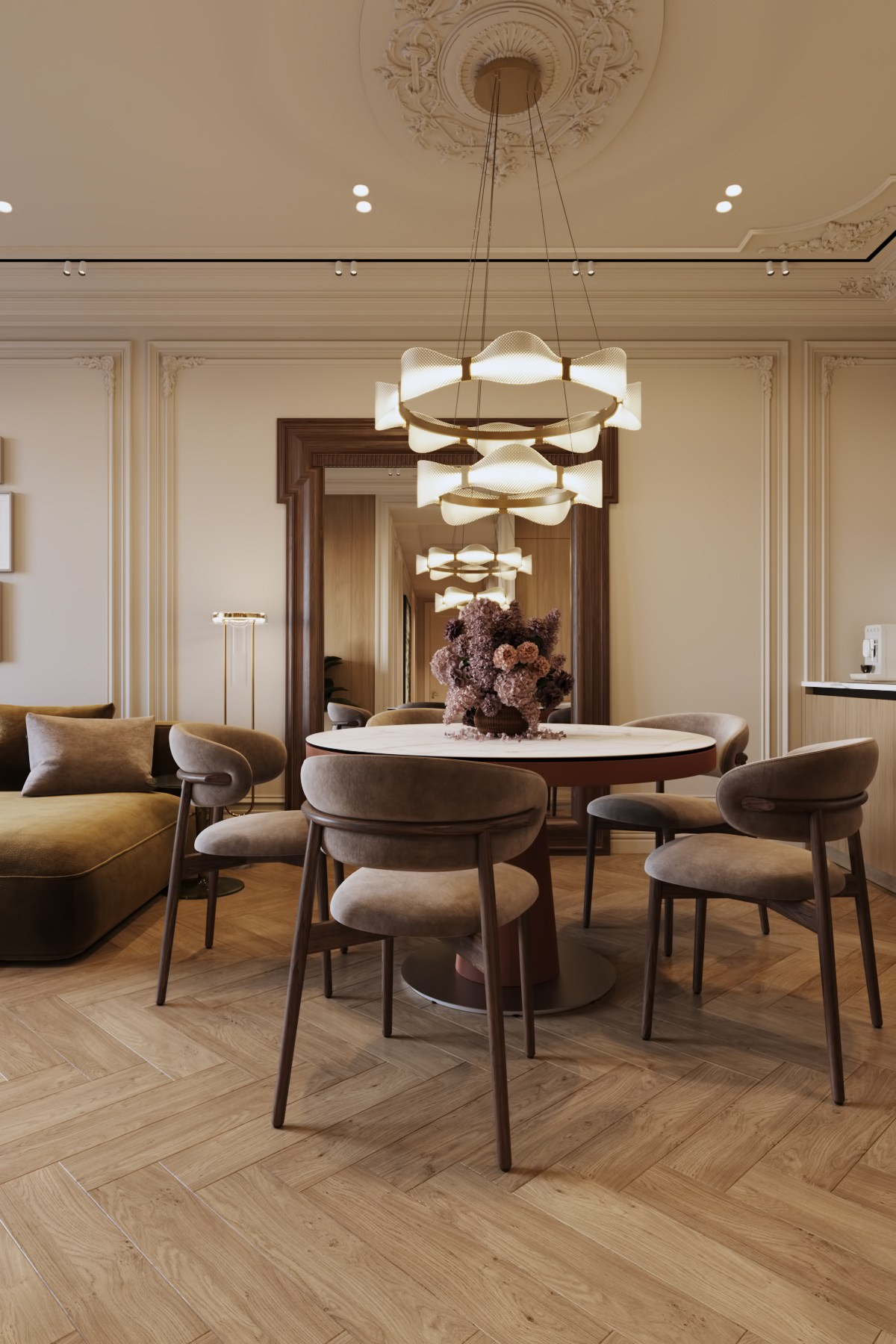 АППАРТАМЕНТЫ «ОЛИМП» / квартира, 105 м². Rezells Architects — студия дизайна жилых и коммерческих интерьеров