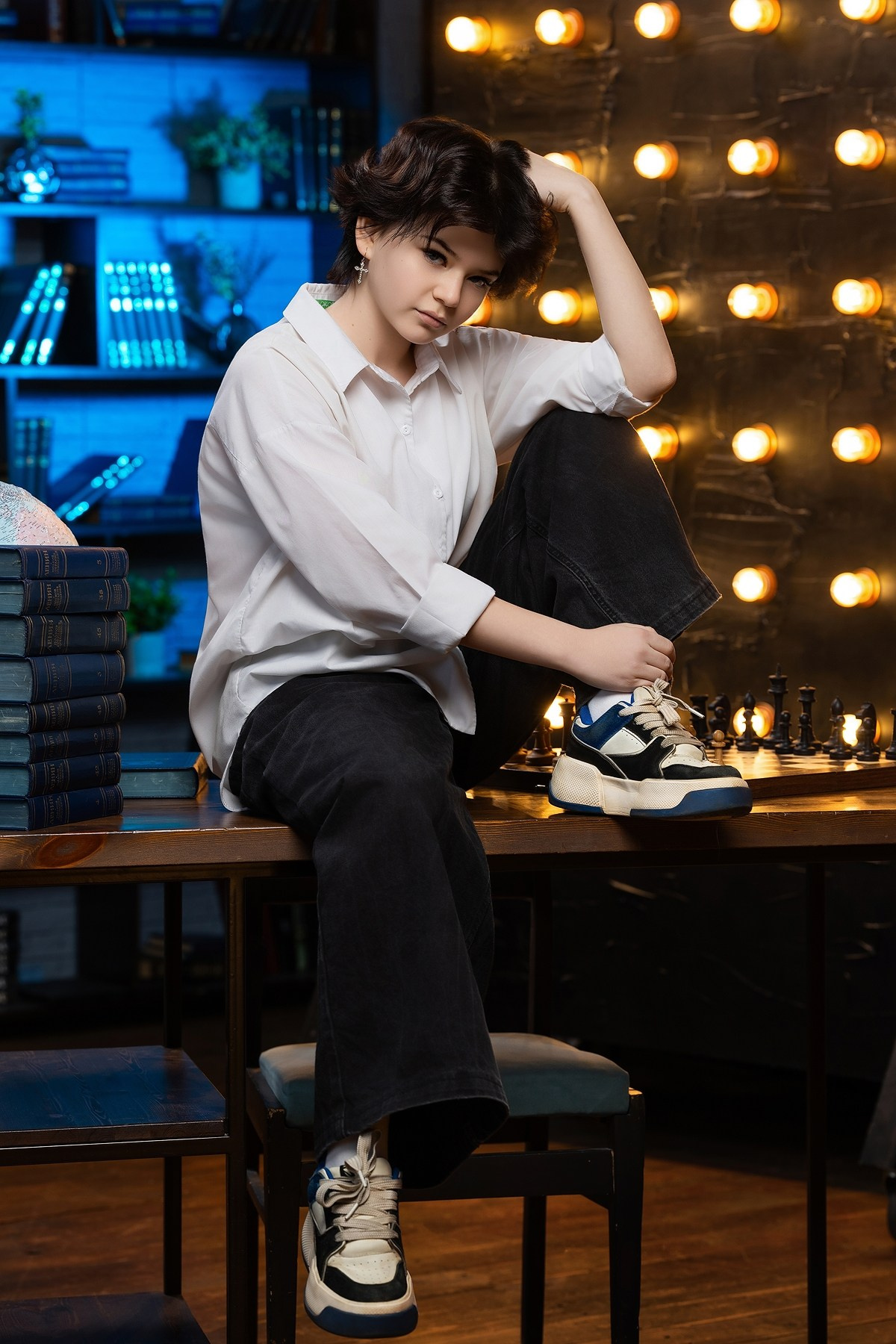 Студия 2 разворота (портрет). Выпускные альбомы от Мамаевых, город Киров