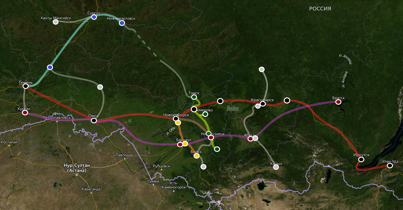 Станция пересадки Транссибирского метро. Архив нереализованных идей
