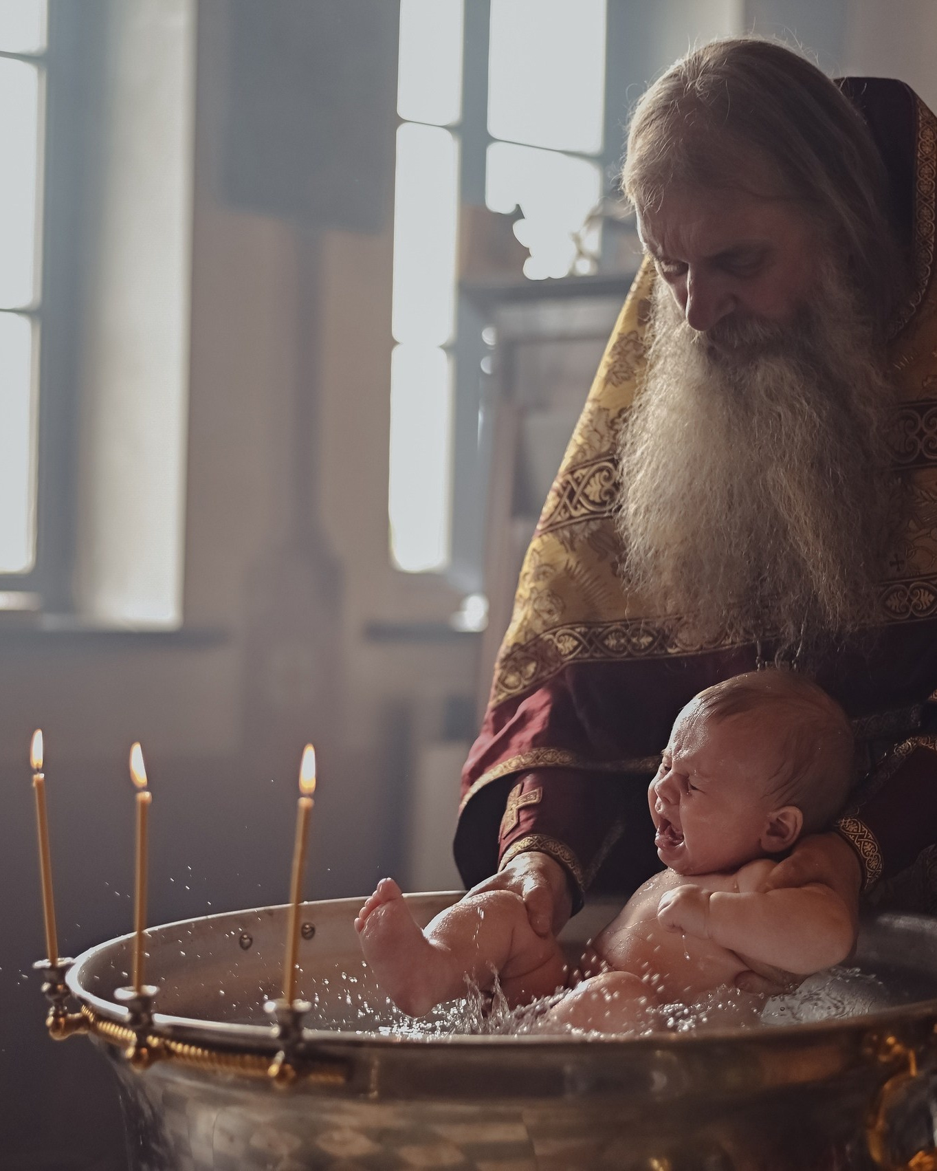 Фотограф на крещение Домодедово, таинство крещения