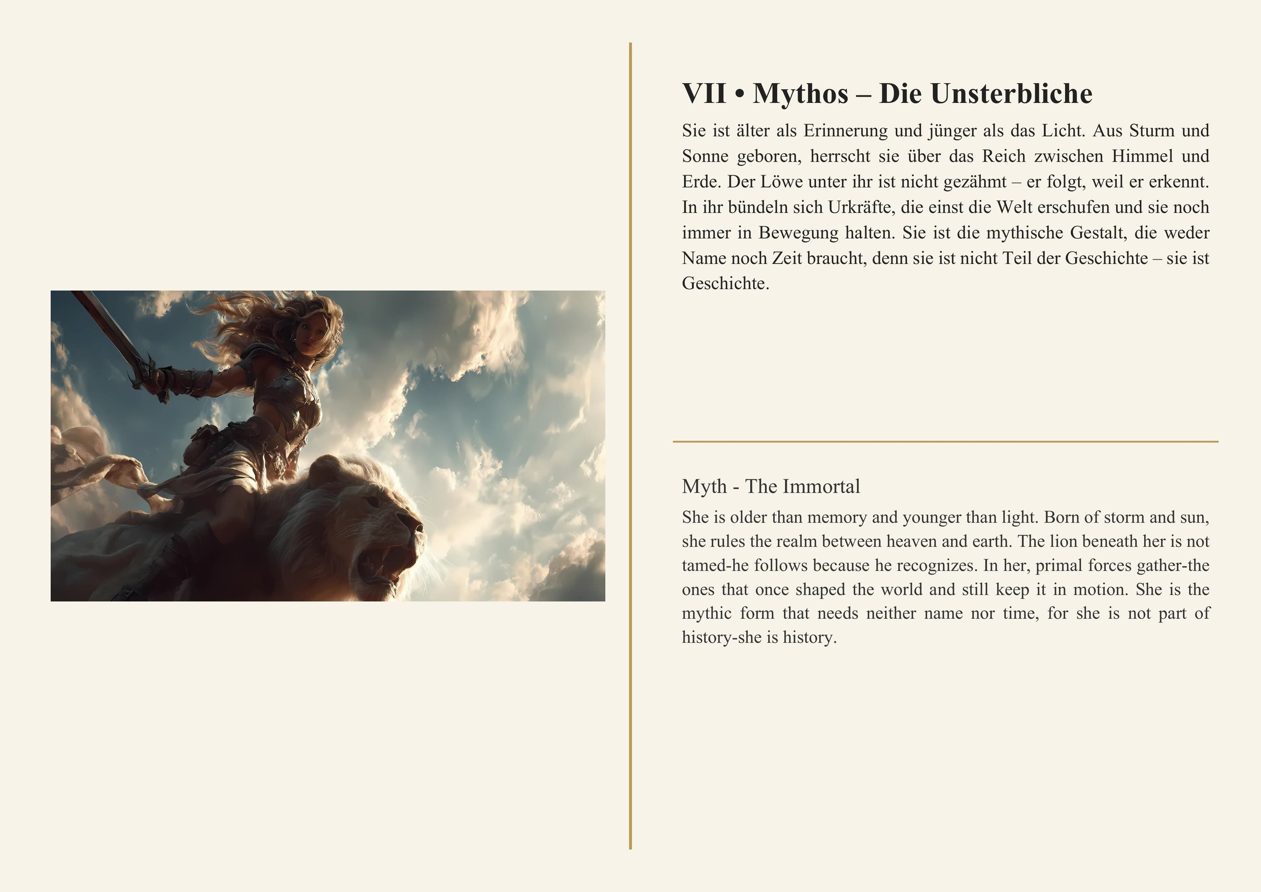 Mythos Frau. Yulia Yurchevskaya | Art Director & Visual Visionary