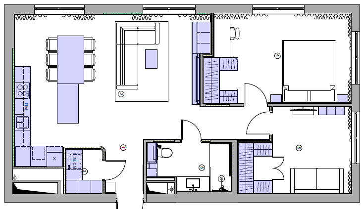 //квартира 80 м². Студия дизайна интерьера ESLI.BURO