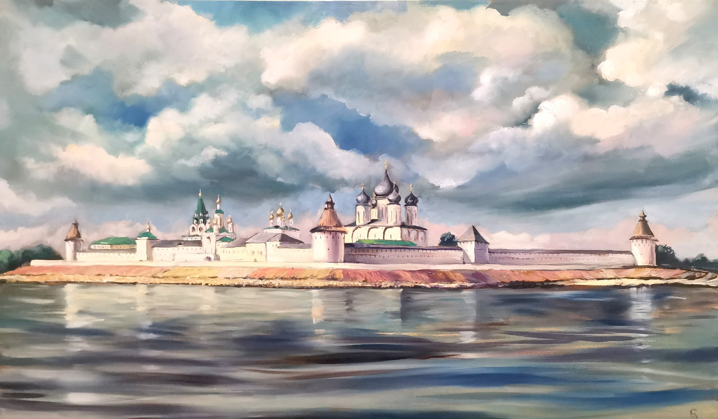 картины, живопись, масло, акрил, интерьерные картины, монастырь