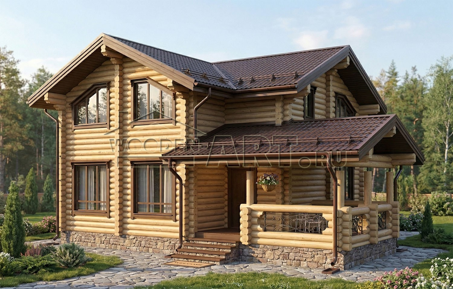 «Бужарово» 162 кв. м. Проекты деревянных домов. Архитектор Ольга Мальцева