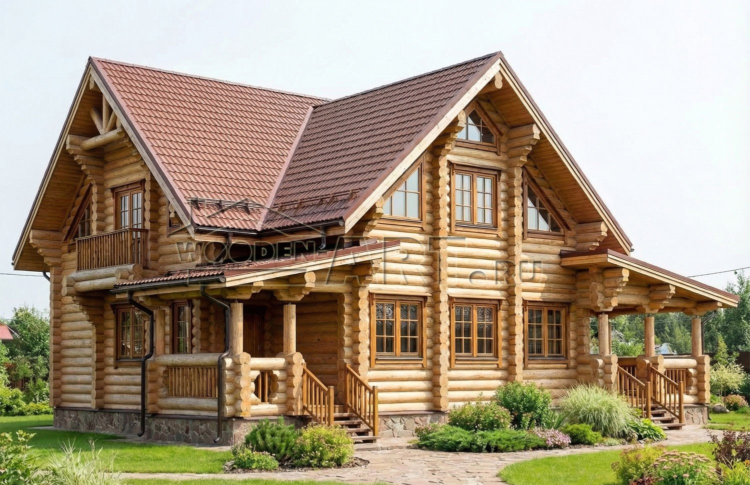 «Щелково» 327 кв. м. Проекты деревянных домов. Архитектор Ольга Мальцева