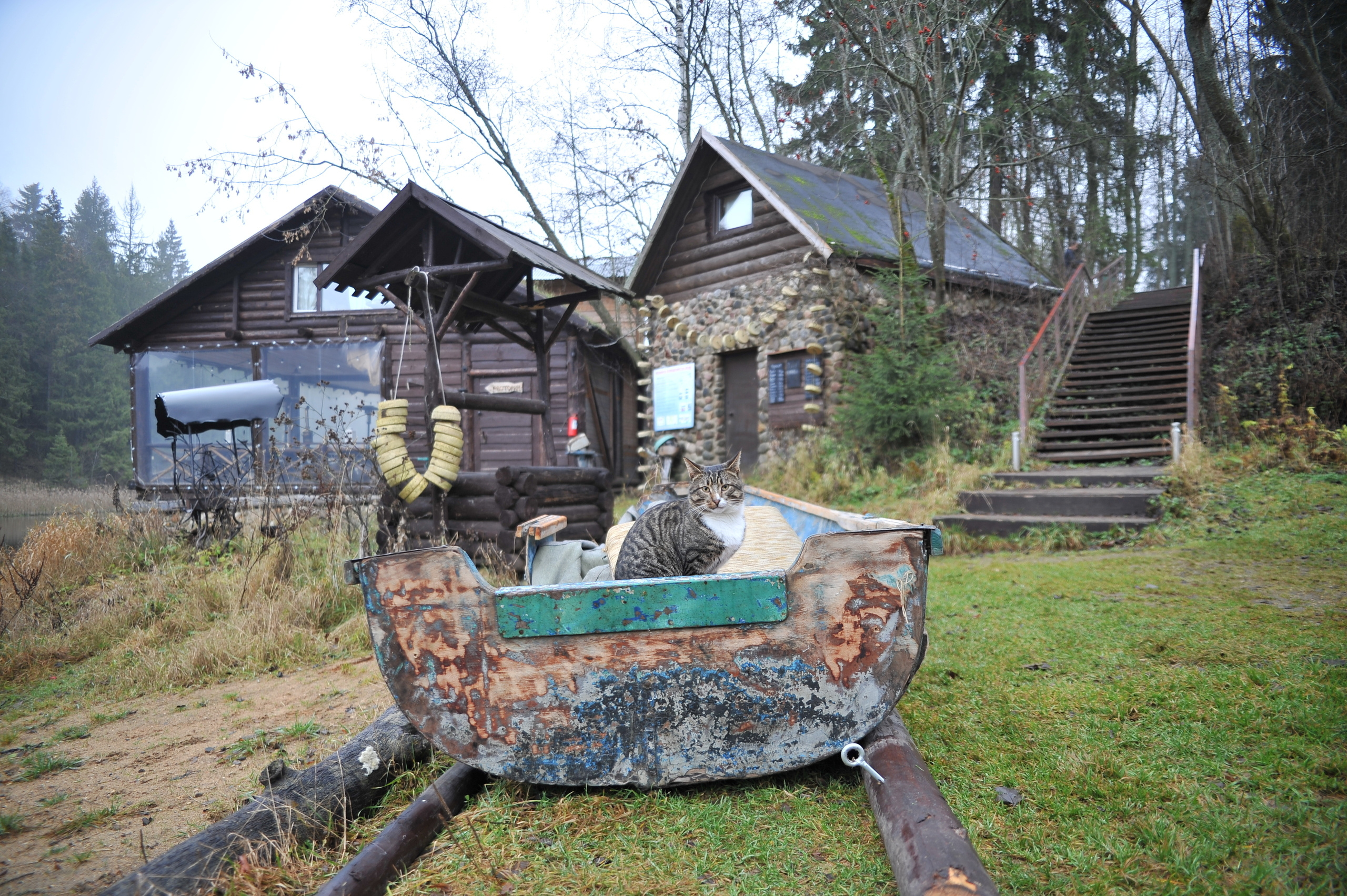 Rest in the ETHNO-PARK «FISHING HOME» HOTEL «FISHERMAN HOUSE» POS. Trusovo Mos.…. Pavel Rudomanov Photographer