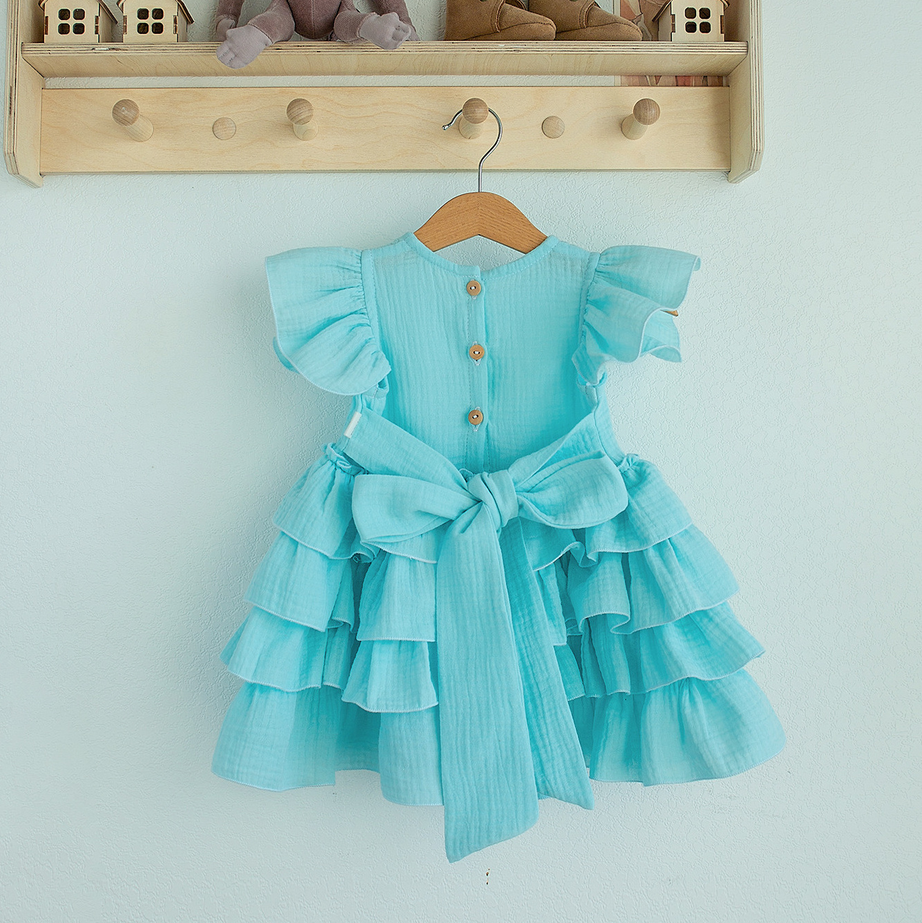 001 Платье пышное. Эко-одежда для детей