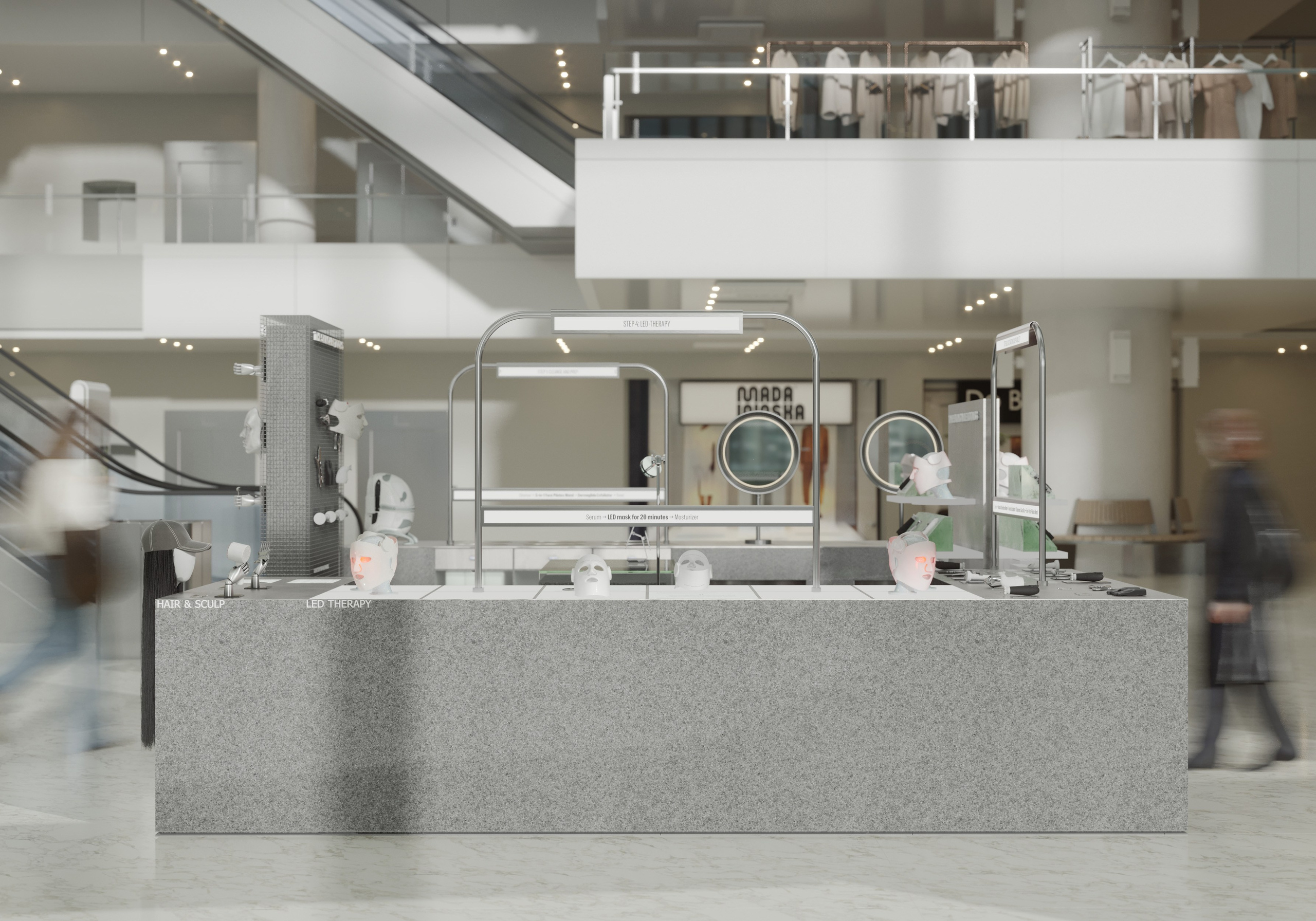 Дизайн-проект pop-up The Skincare Tools. KSYUSCHENKA — дизайн интерьеров в Москве, Петербурге и по всему миру