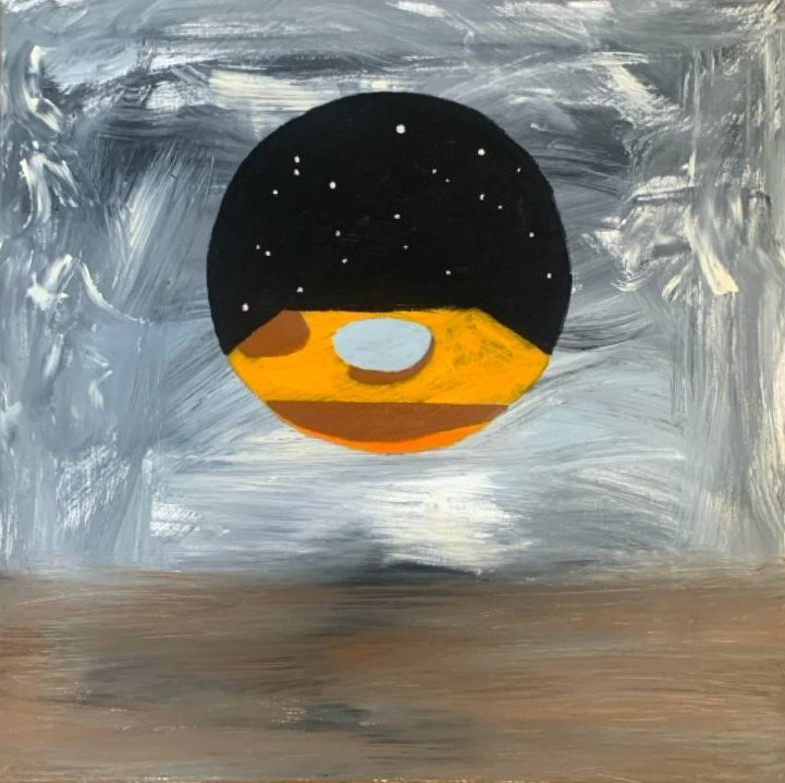 «Иллюминатор», 2025 на выставке. Художник Олег Семёновых