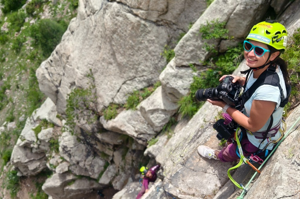 Женская медиа-команда на фестивале “Скалы России”. Премия Стальной Ангел