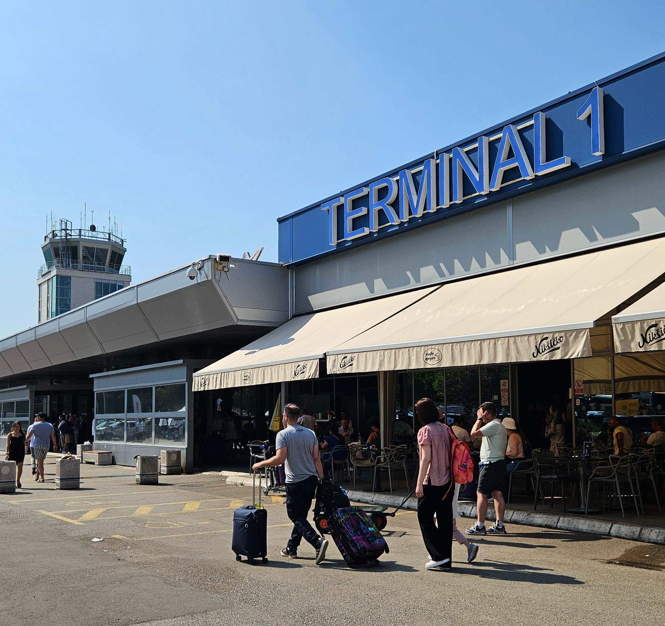 PMS at Tivat airport. Portrait photographer in Tivat Montenegro Katerina Kirsanova