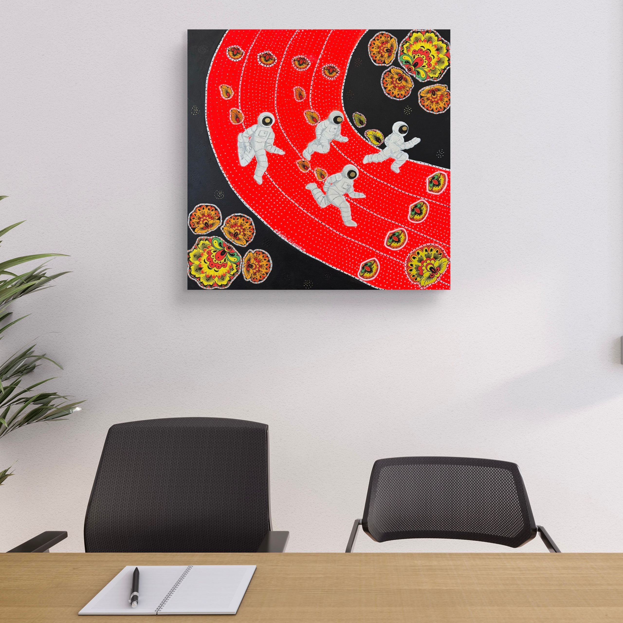 «Космос, а ля- Рус. Бег». Декор для дома