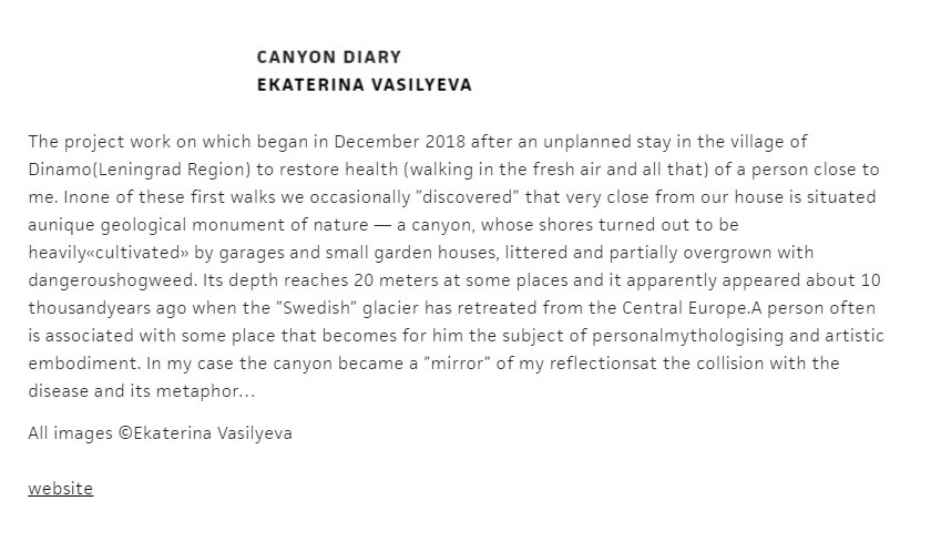 Phases magazine. Ekaterina Vasilyeva photographer