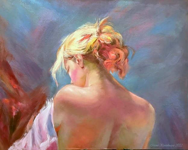 Картина купить. Картина в подарок. Обнаженная девушка.