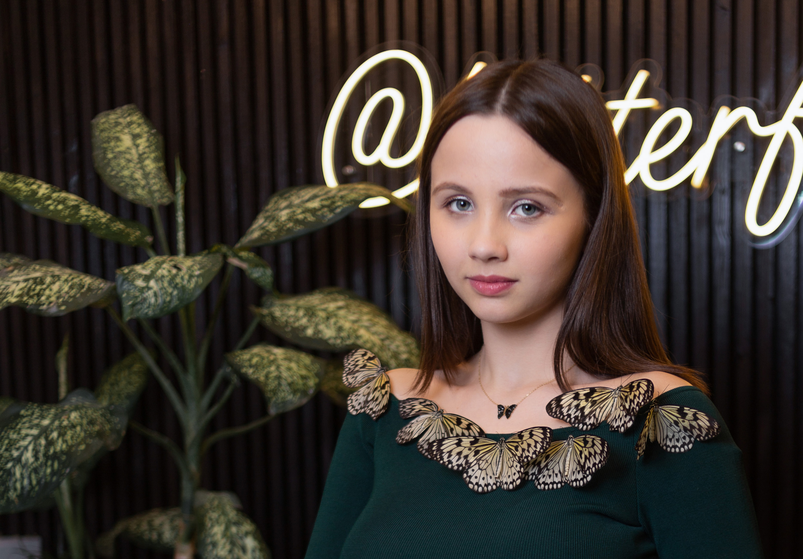 Фотосессия с тропическими бабочками в Минске. Фотограф в Минске Екатерина Тузова