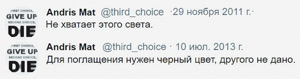 Twitter. ХРОНИКИ ХРОНОСА