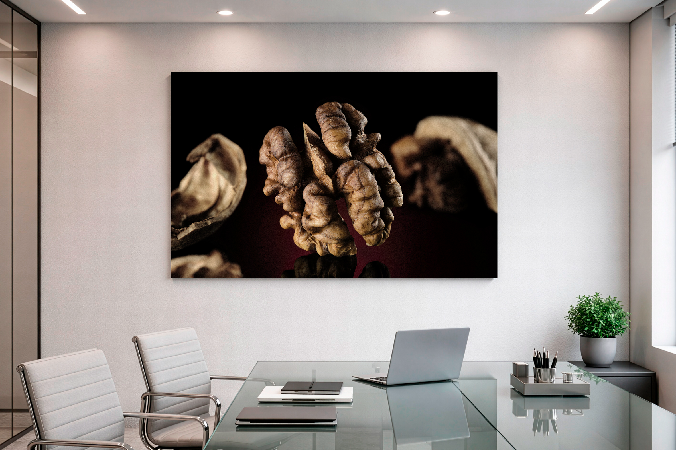 Авторская фотография из серии DENSITY в современном интерьере современного офиса