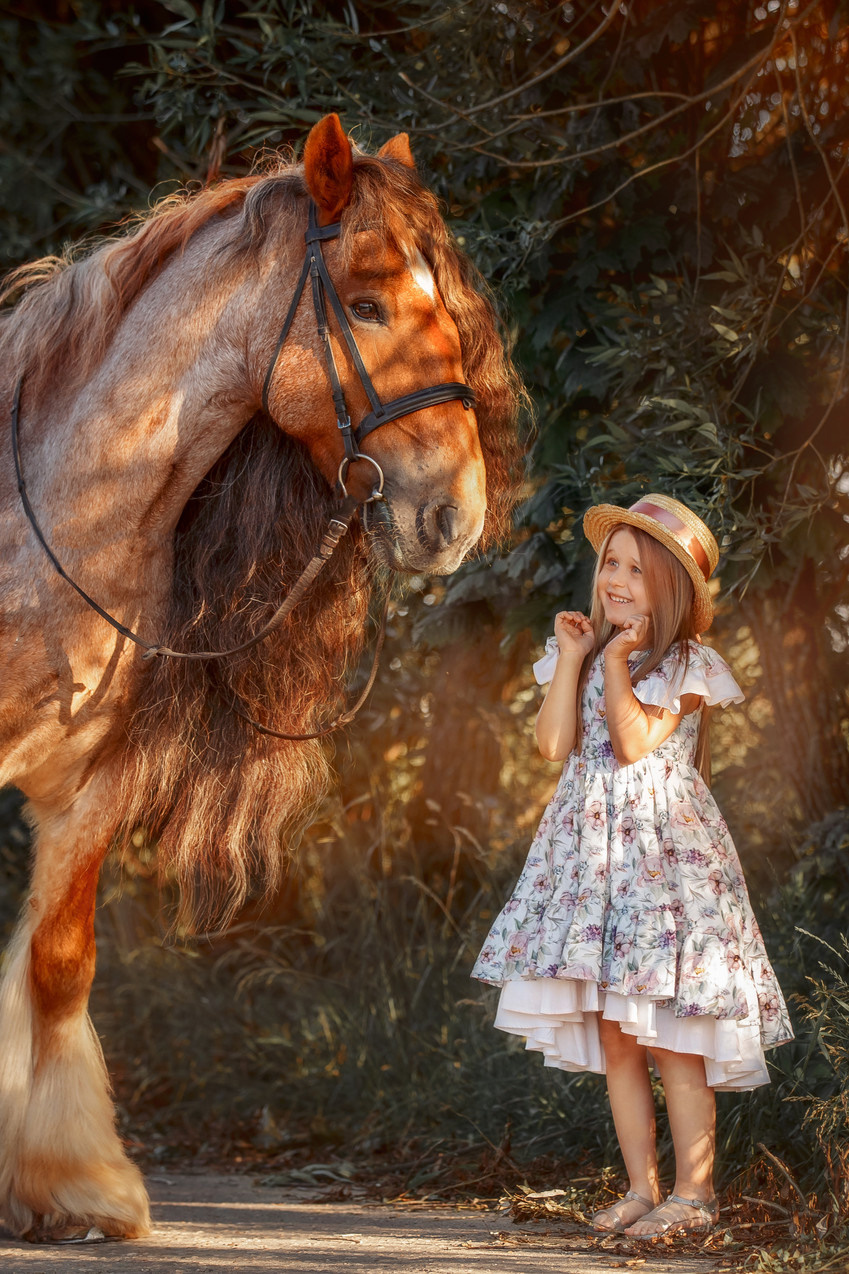 Детская Конная фотография в Москве Юлия Шепелева