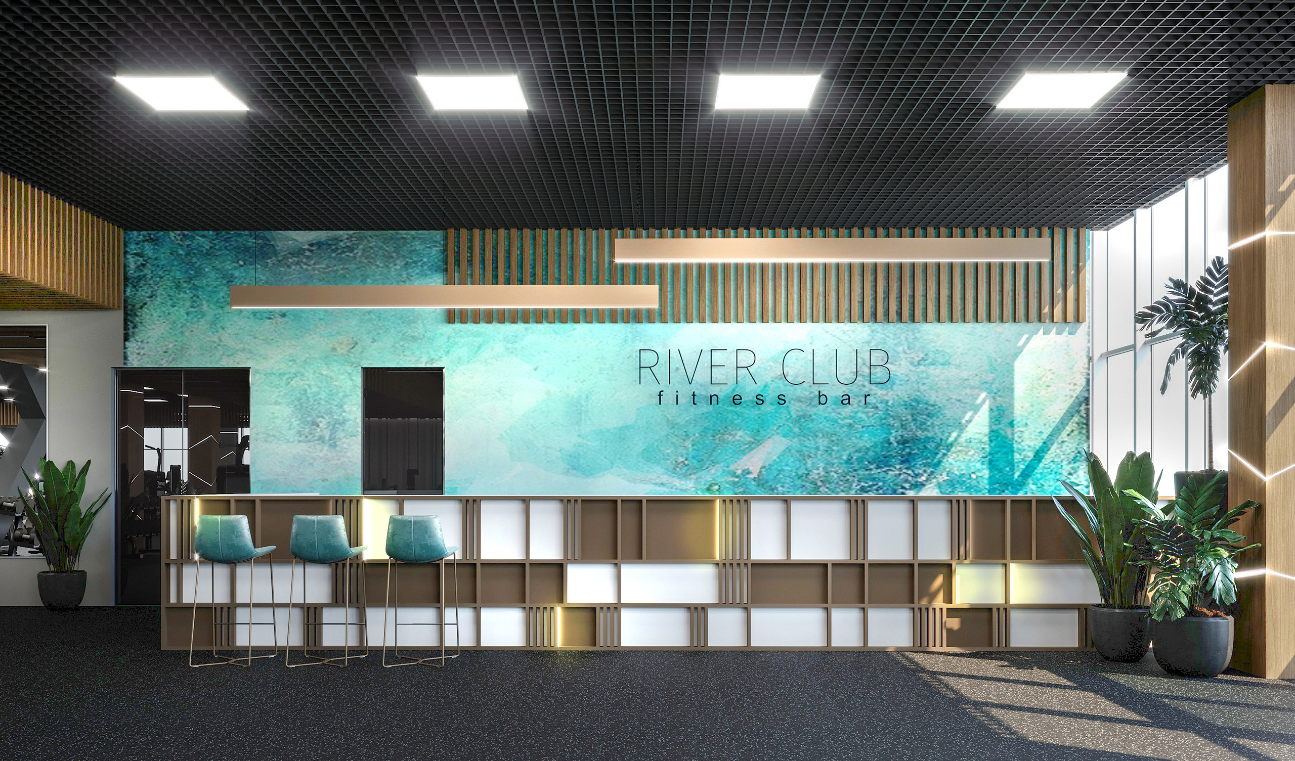 River club. Архитектурно-дизайнерское бюро ROOMS