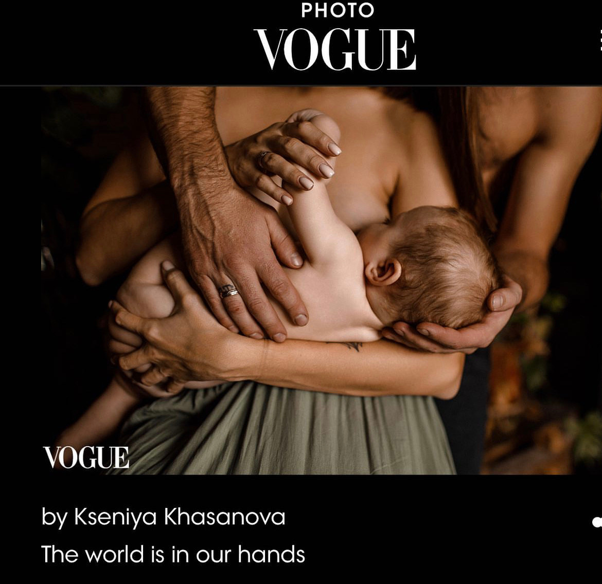 фотография vogue, фотосессия новорожденного, мадонна
