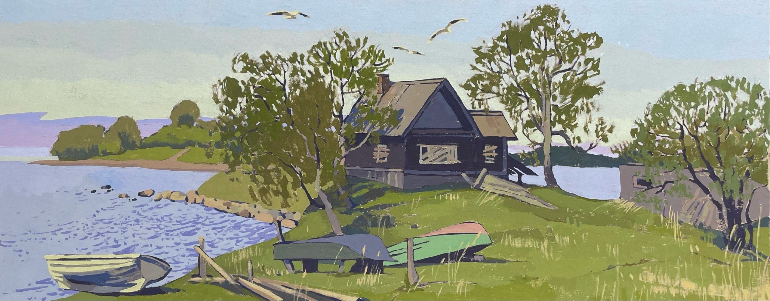 Пейзажи. Художница Лиза Владимирова