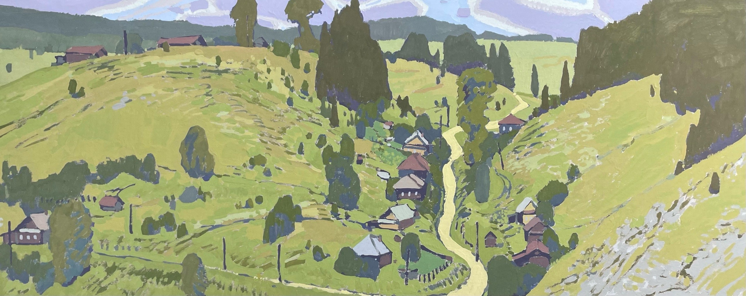 Пейзажи. Художница Лиза Владимирова