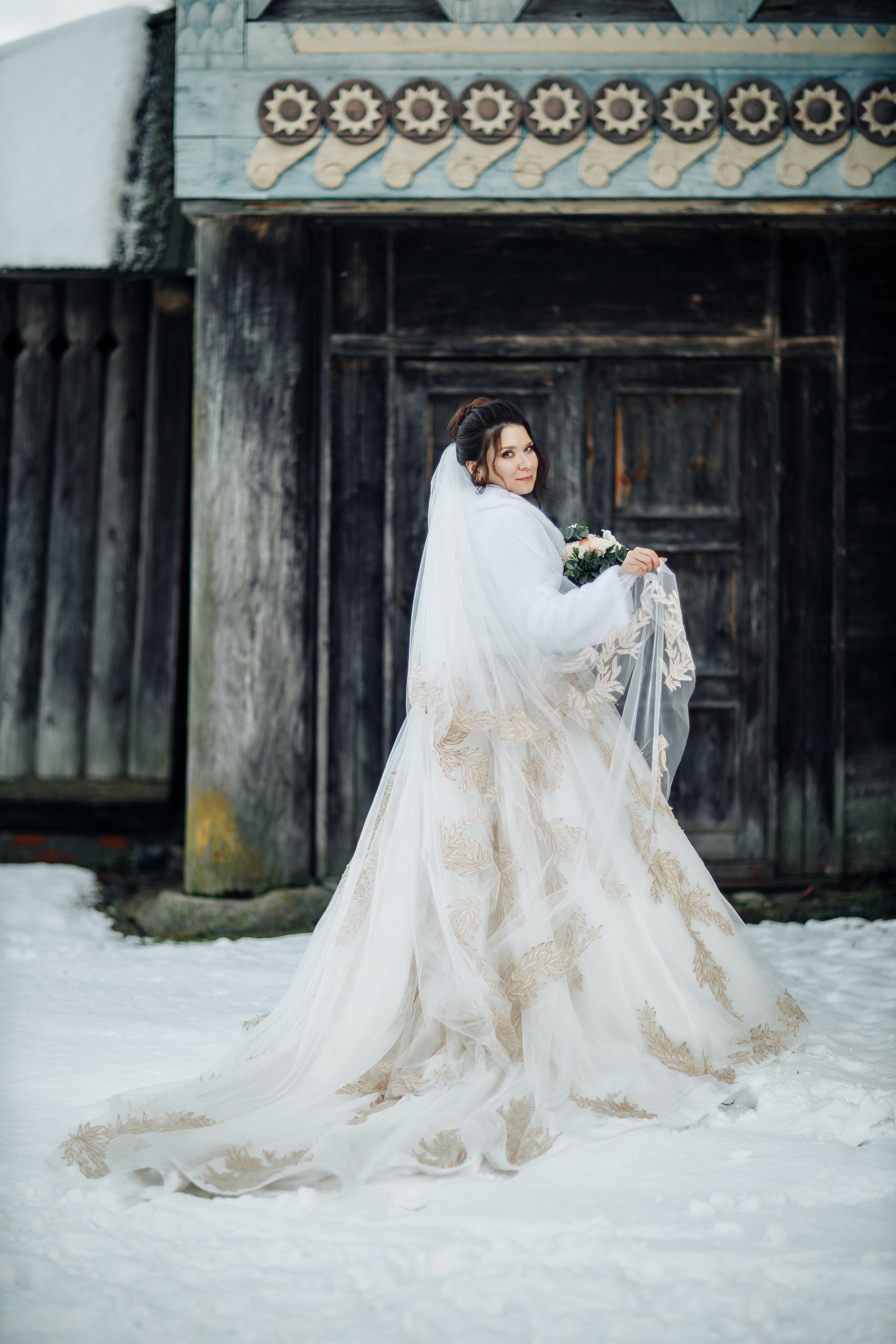 Свадьба зимой Смоленск. Свадебный фотограф Вашкевич Денис