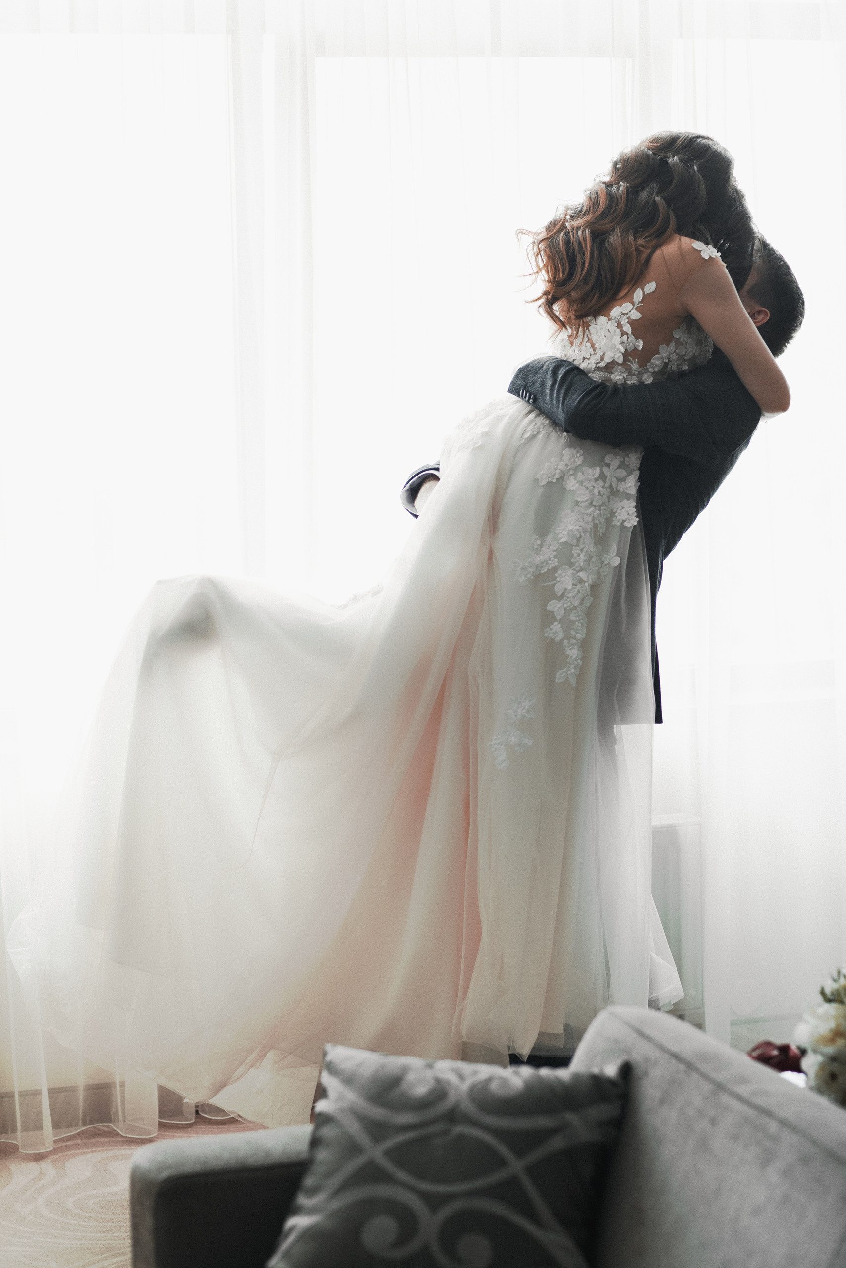 Фотосессия свадебного дня в Ботаническом саду, отеле Пекин