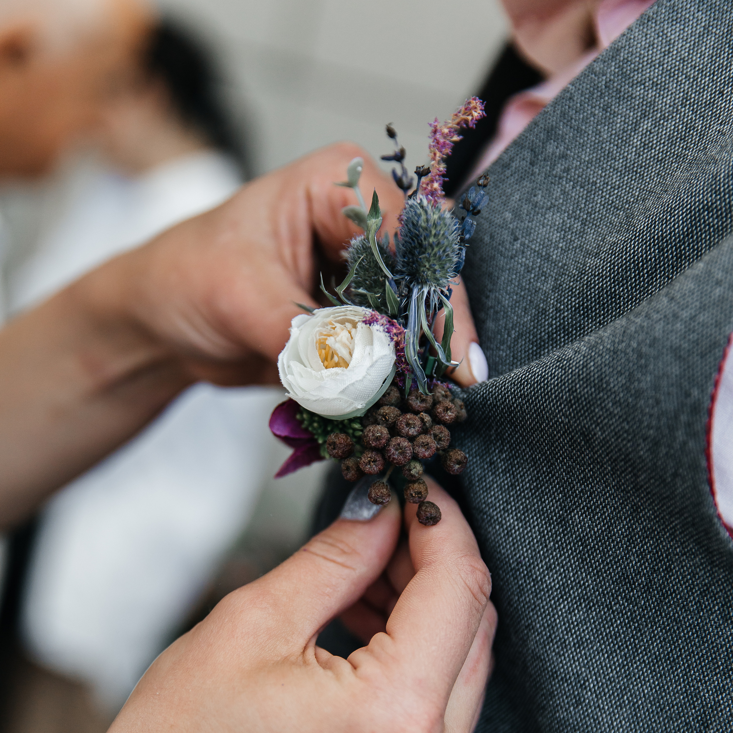 Бутоньерка для жениха