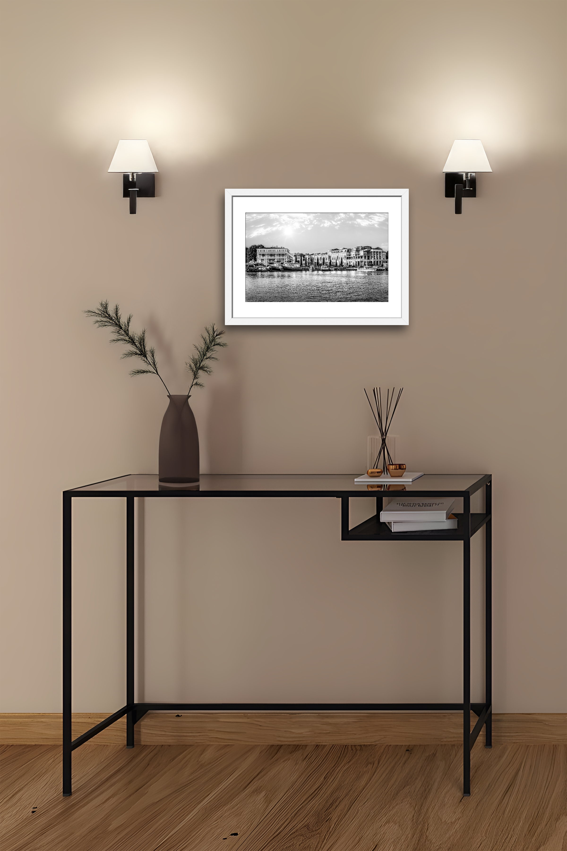 Черно-Белая Ч/Б архитектура Сочи море порт яхта