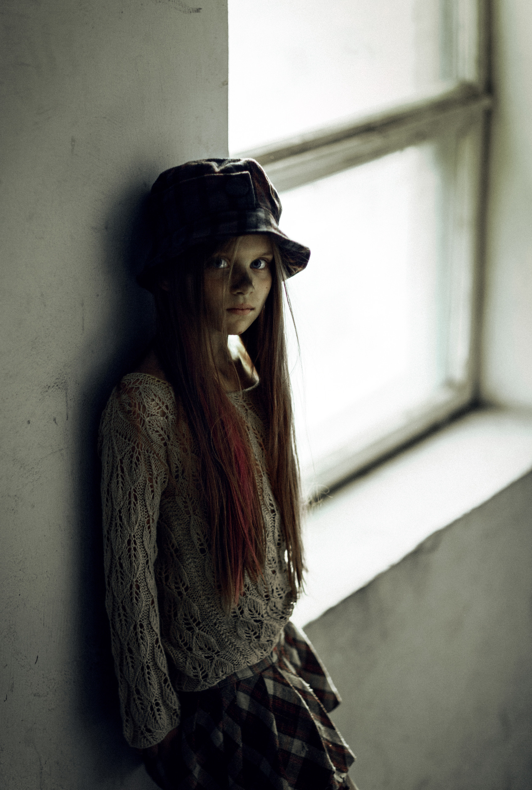 Стильная фотосессия девочек беспризорниц