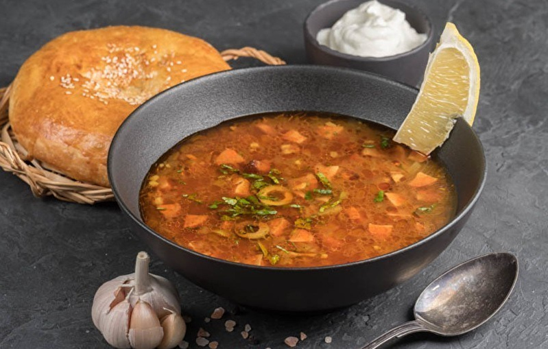 Горячее. Грузинская кухня. Доставка блюд по меню. Доставка комплексных обедов