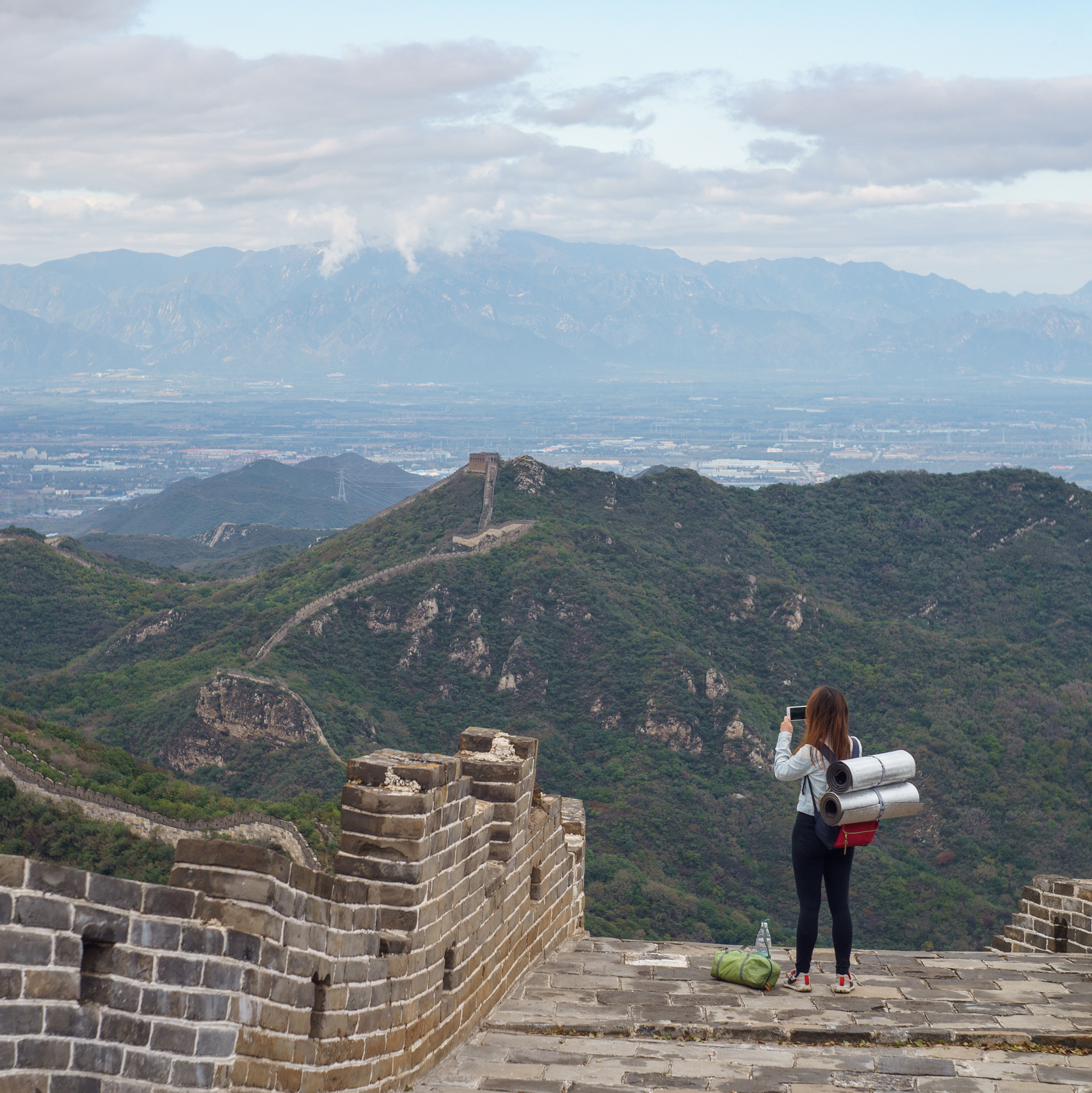The great chinese wall, trip to the great chinese wall
